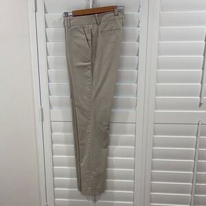 J. Crew Women's Straight Leg Pants in Tan sz8 32” inseam